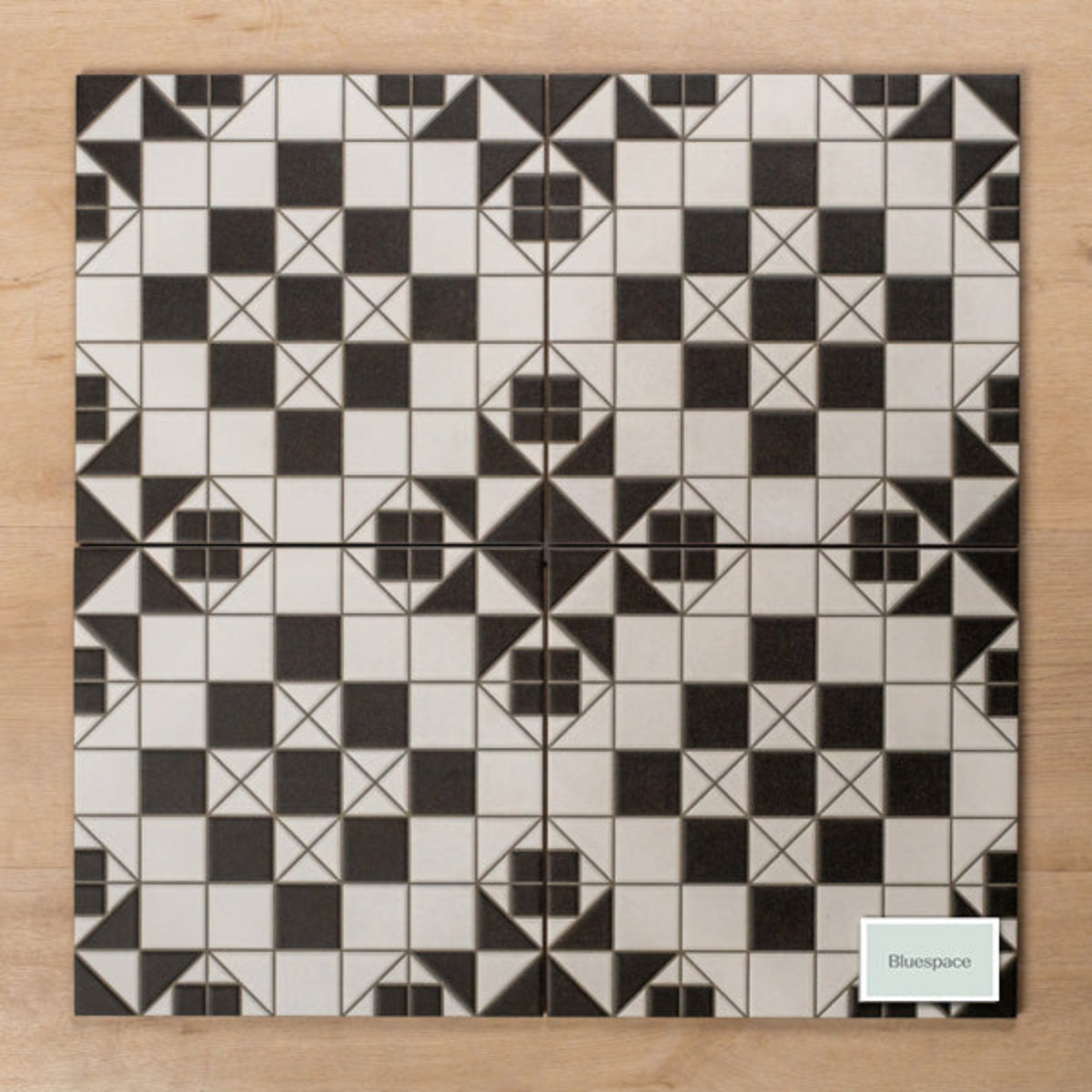Faces Alicante Brighton Matt Cushioned Edge Porcelain Tile 316x316mm Straight Pattern - The Blue Space