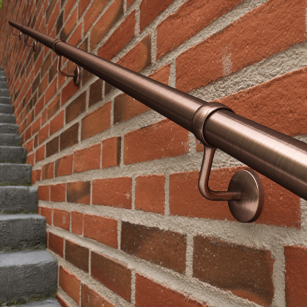 Rothley Baroque Handrail Kit Antique Copper