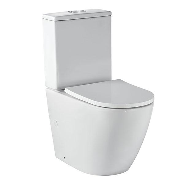Seima Arko Clean Flush Wall Faced Toilet Suite with Slim Seat