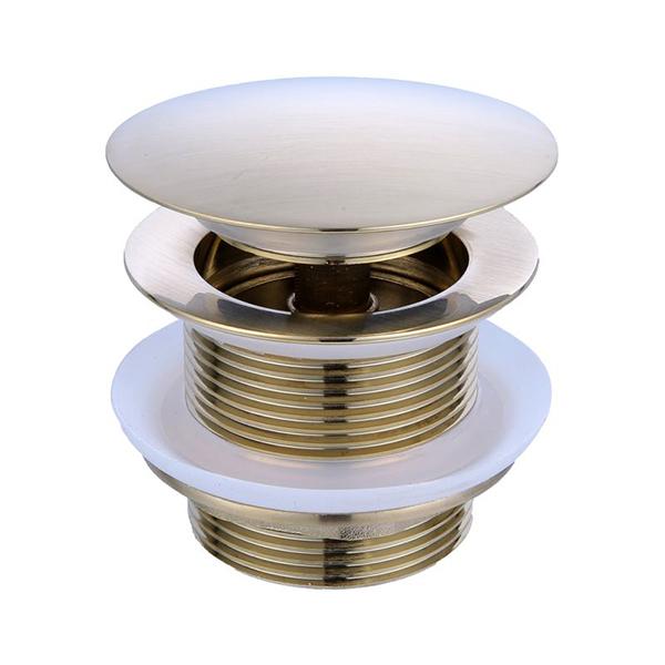 Turner Hastings Safety Pull Out Pop Up Bath Waste with 50mm Tail - Brushed Brass