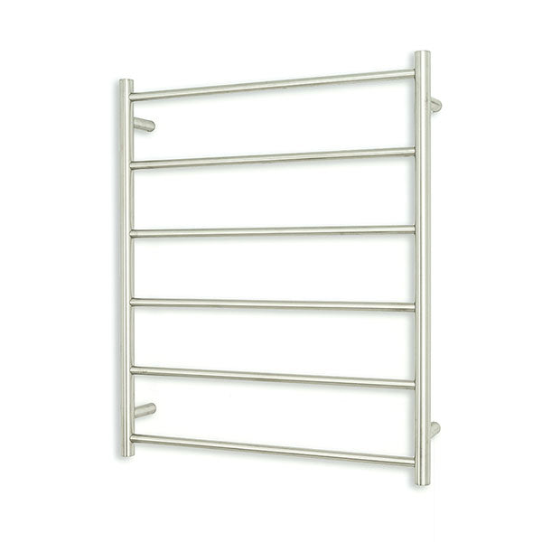 Radiant Round 6 Bar Non Heated Rail 700mmx830mm Brushed Stainless Steel