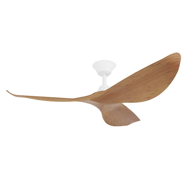 Eglo Cabarita 50in 127cm Ceiling Fan - White with Bamboo Finish