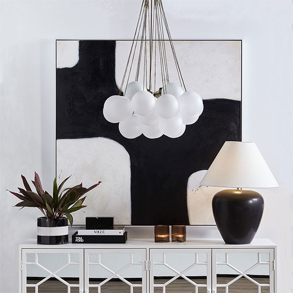Café Lighting Cloud E14 Medium Pendant Frosted Glass