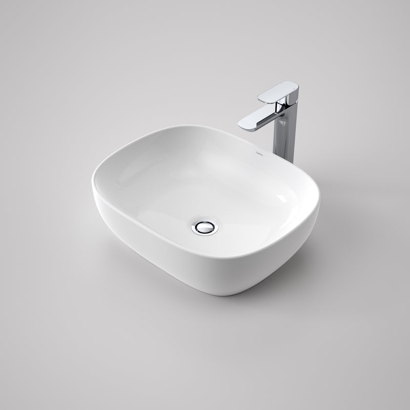 Caroma Artisan Above Counter Basin Curved Rectangle 480mm