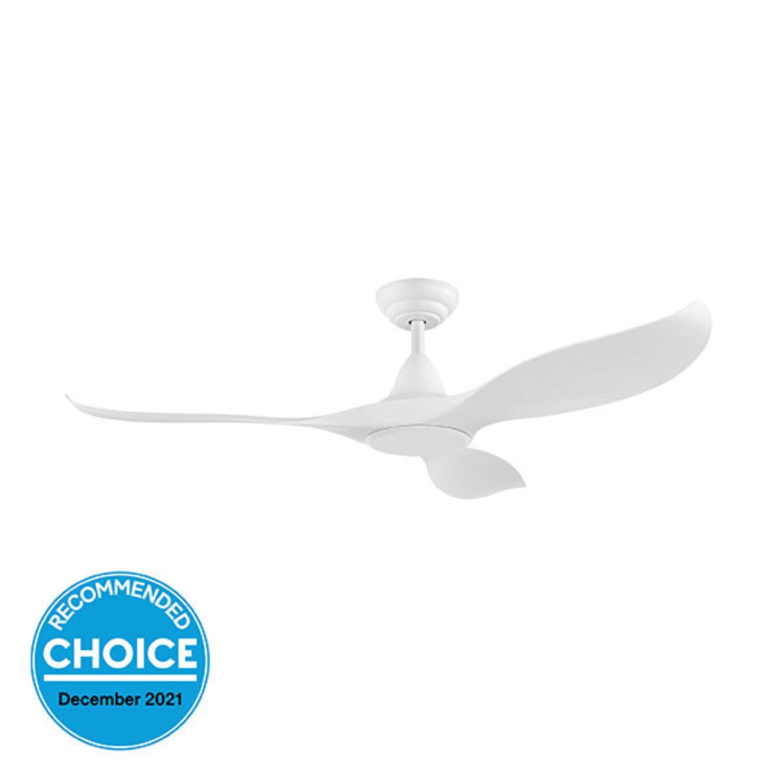 Eglo Noosa 52in 132cm DC Ceiling Fan - White 203371 - The Blue Space