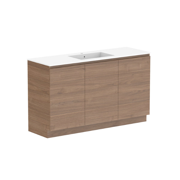 ADP Glacier Lite All Door Trio Vanity with Cast Marble Top