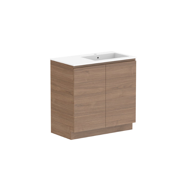 ADP Glacier Lite All Door Trio Vanity with Cast Marble Top