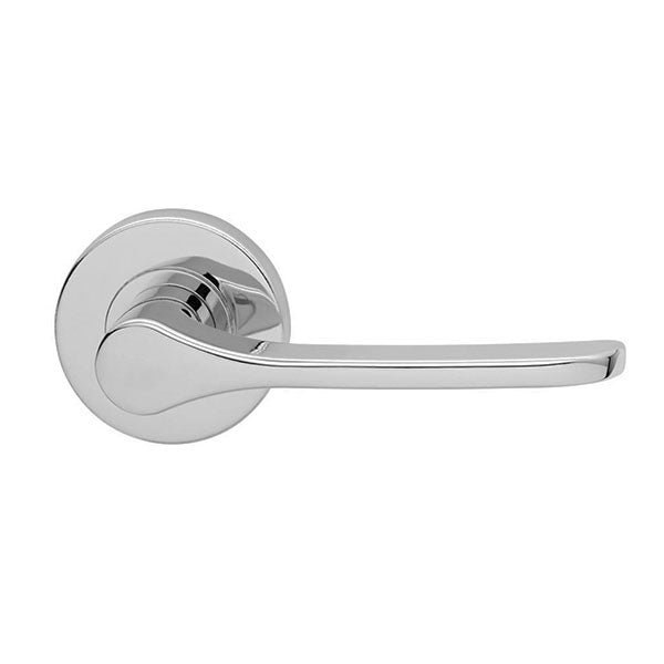 Lockwood Saltbush L34 Velocity Passage Lever Set Small 55mm Round Rose Satin Chrome online at The Blue Space