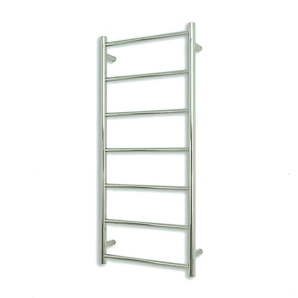 Radiant Round 7 Bar Non-Heated Rail 500mmx1130mm Polished Stainless Steel