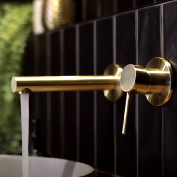 Meir Round Wall Mixer - Tiger Bronze