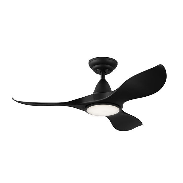 Eglo Noosa 40in 101cm DC Ceiling Fan with 18W LED CCT Light - Black