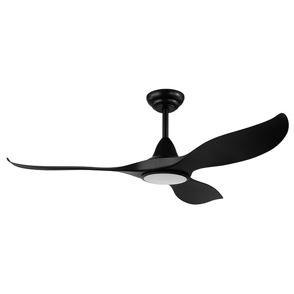 Eglo Noosa 52in 132cm DC Ceiling Fan with 18W LED CCT Light - Black