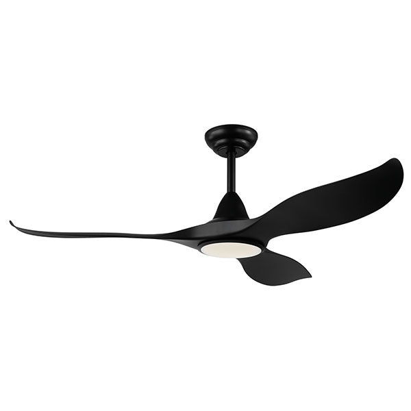 Eglo Noosa 52in 132cm DC Ceiling Fan with 18W LED CCT Light - Black