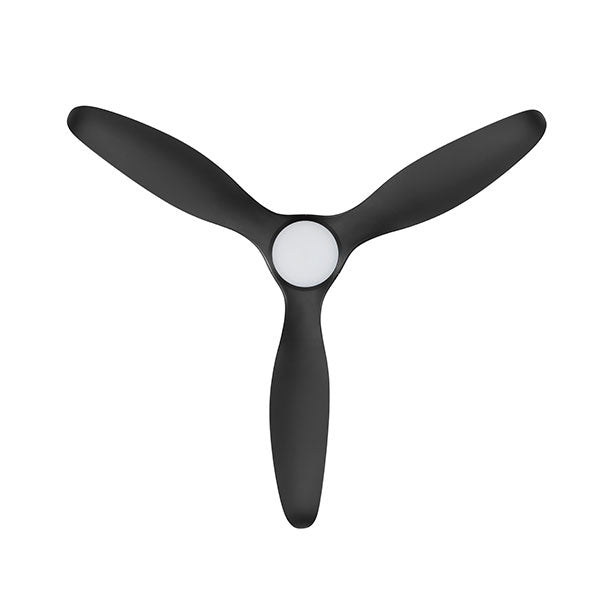 Eglo Noosa 60" 152cm DC Ceiling Fan with 18W LED CCT Light - Black - The Blue Space
