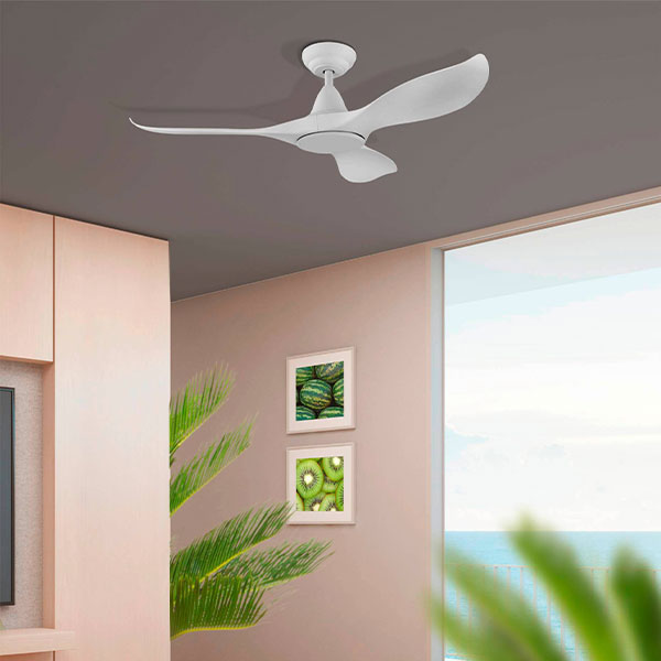 Eglo Noosa 46in 116cm DC Ceiling Fan - White