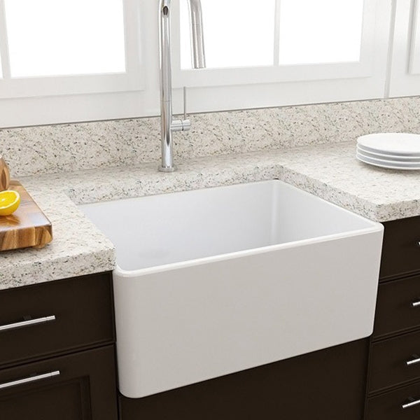 Turner Hastings Novi 61 x 46 Universal Flat or Ribbed Fireclay Butler Sink