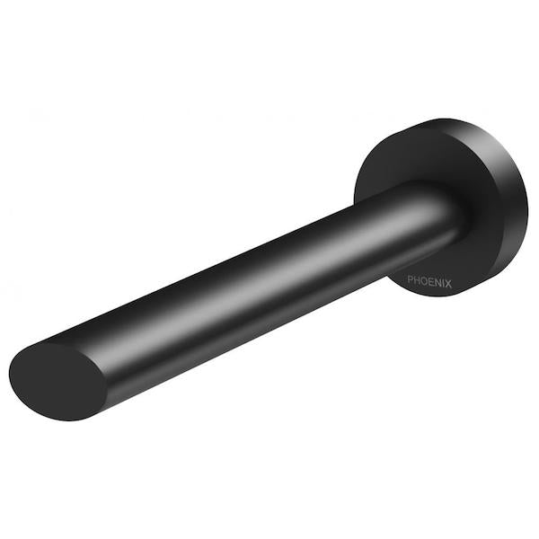 Phoenix Vivid Slimline Oval Basin/Bath Outlet-Matte Black