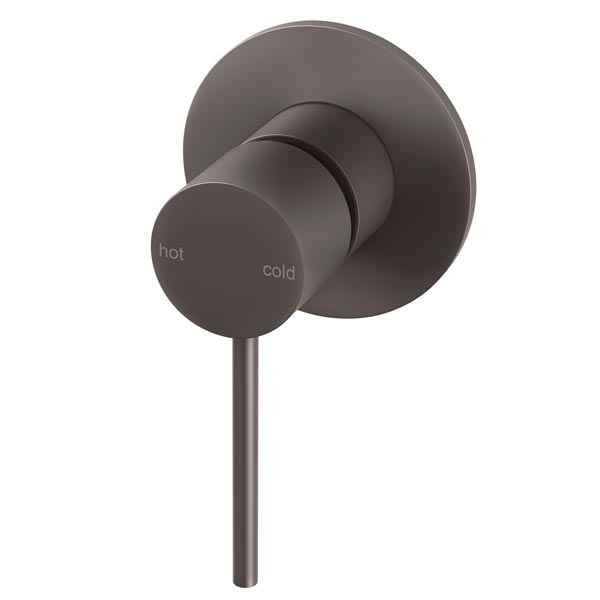 Phoenix Vivid Slimline Shower/Wall Mixer-Gun Metal - the blue space