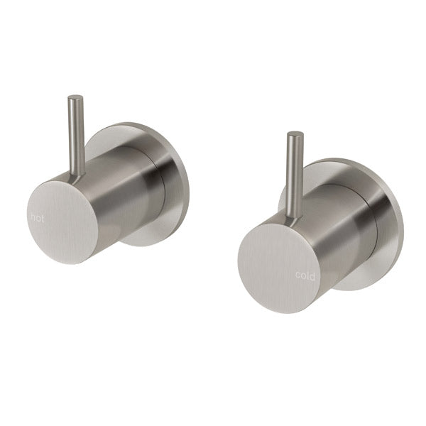 Phoenix Vivid Slimline Wall Top Assemblies - Brushed Nickel