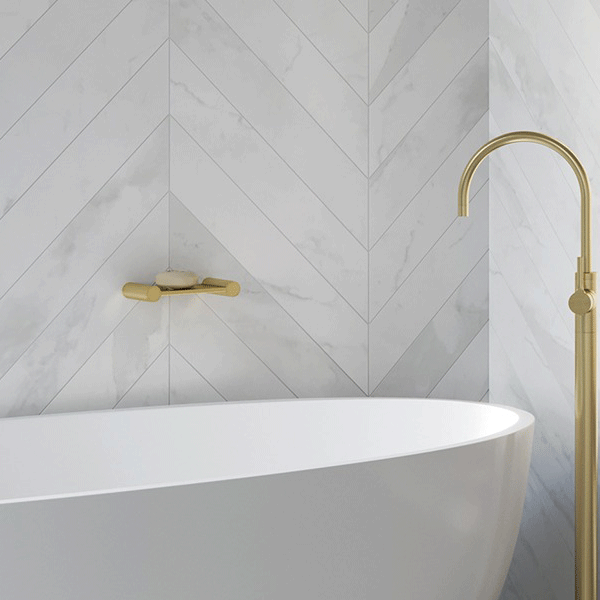 Phoenix Vivid Slimline Soap Dish Brushed Gold