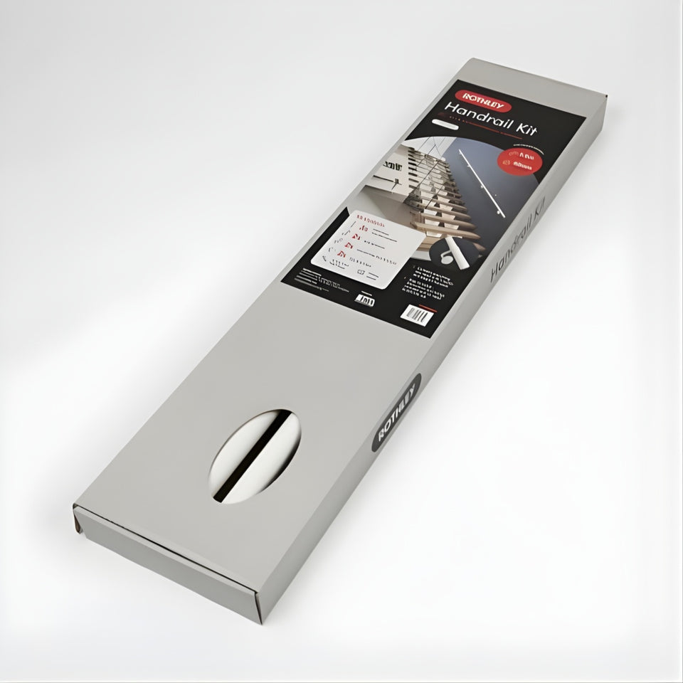 Rothley Anti Bacterial Indoor Handrail Kit Matt White