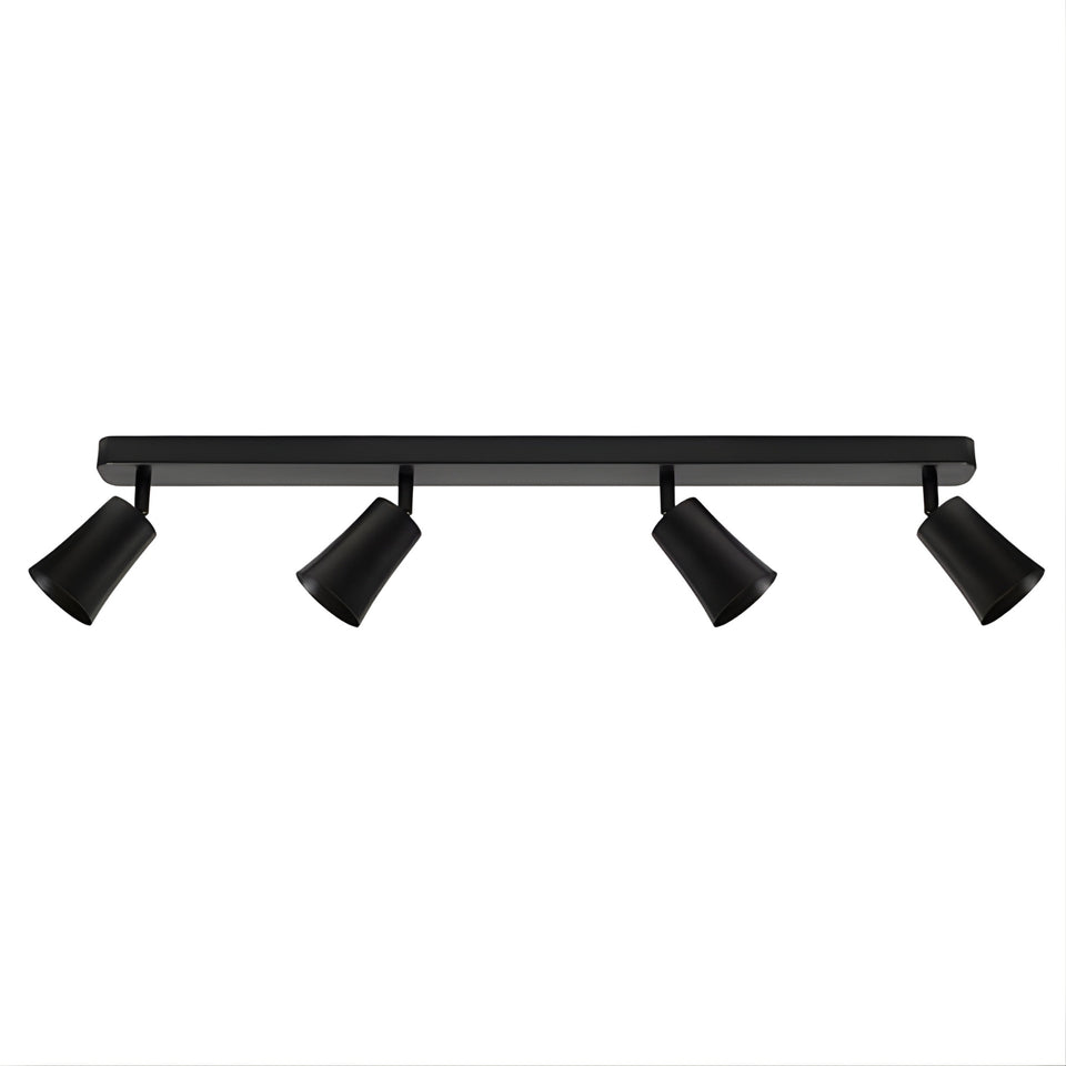 Telbix Alvey GU10 4 Light Spotlight Black