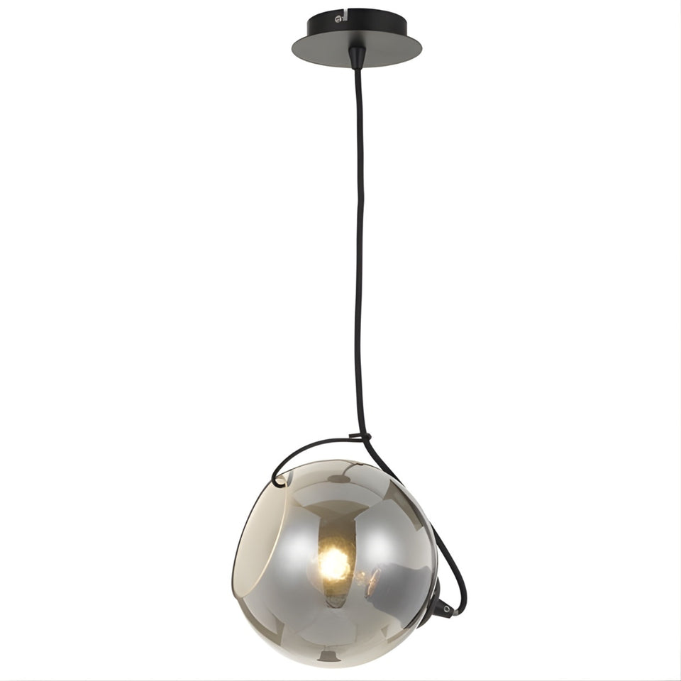 Telbix Bondi E27 20cm Pendant Smoke