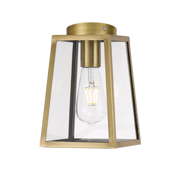 Telbix Cantena E27 15cm Pendant Antique Brass