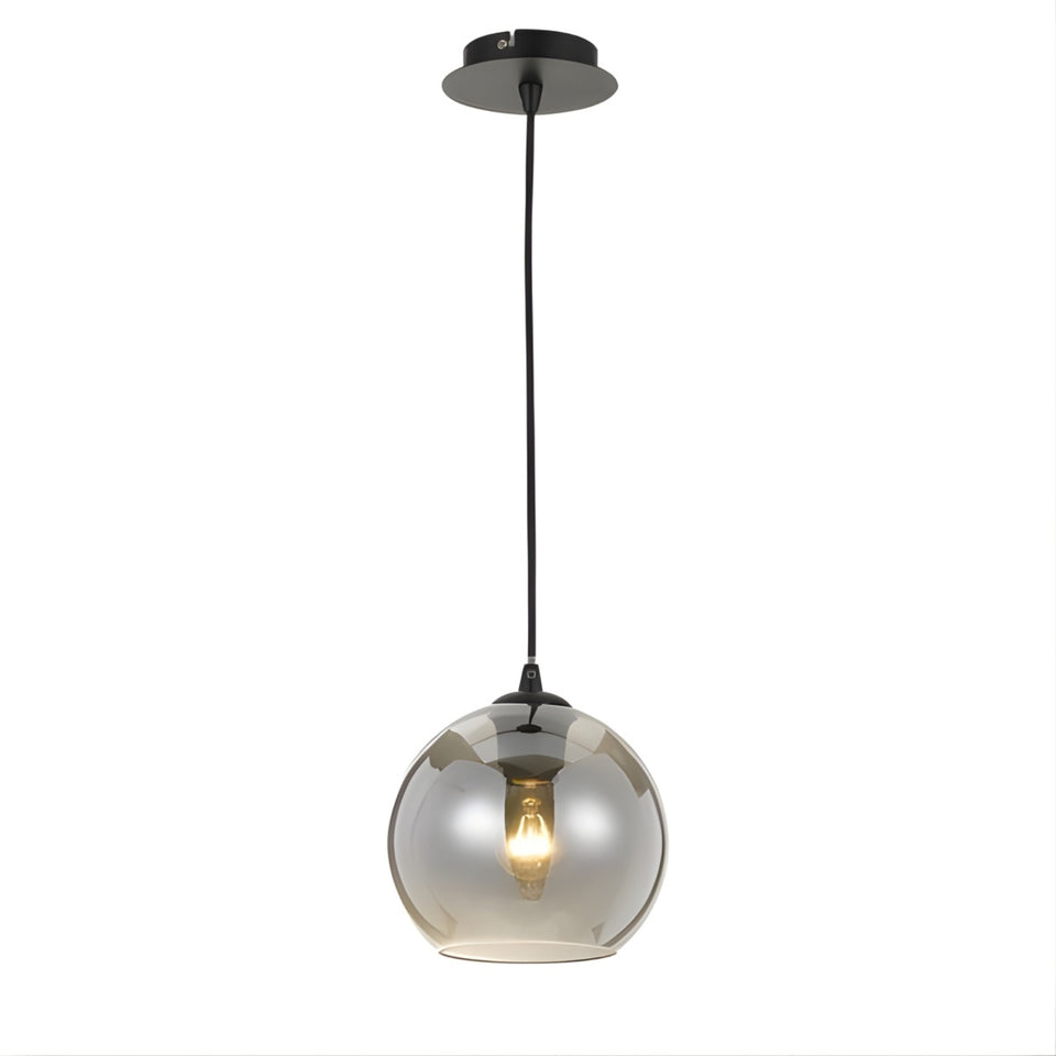 Telbix Bondi E27 20cm Pendant Smoke