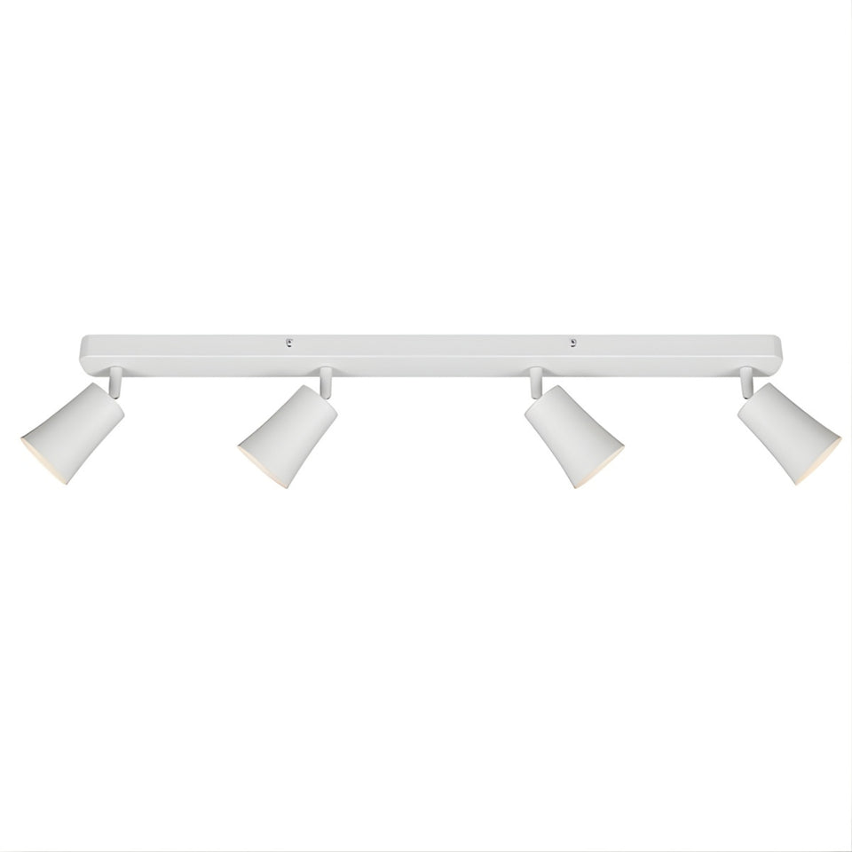 Telbix Alvey GU10 4 Light Spotlight White