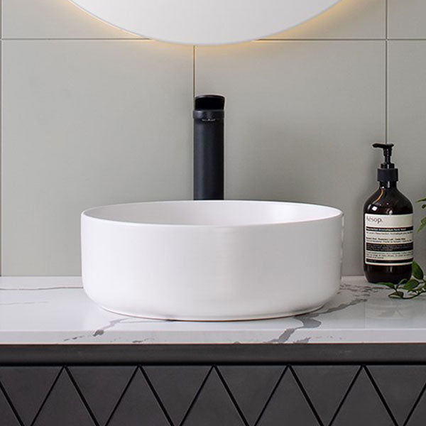 ADP Margot 360 x 360 Above Counter Basin - Gloss White