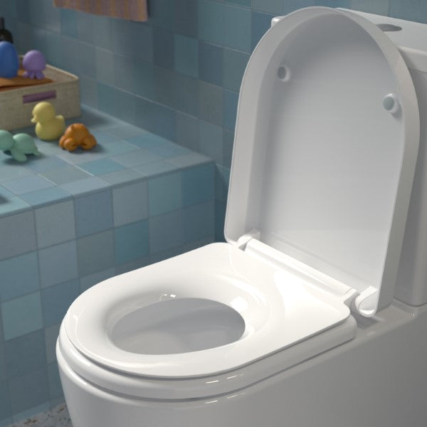 Caroma Family D Shape Toilet Seat with GermGard®