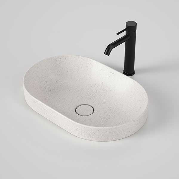 Caroma Liano II 530mm Pill Inset Basin - Matte Speckled - The Blue Space