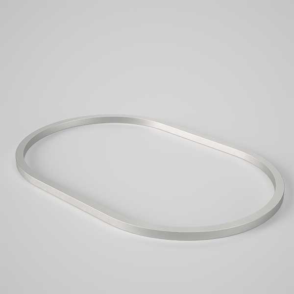 Caroma Liano II 600mm Pill Dress Ring – PVD Brushed Nickel