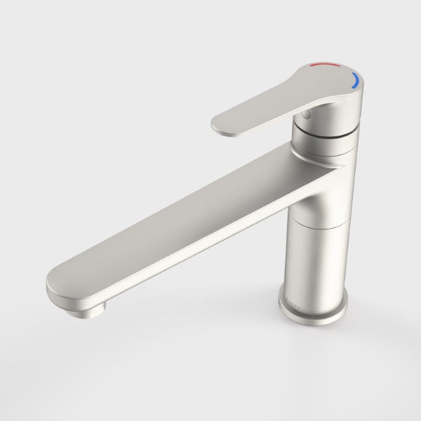 Caroma Opal Lead Free Sink Mixer H/C - Brushed Nickel