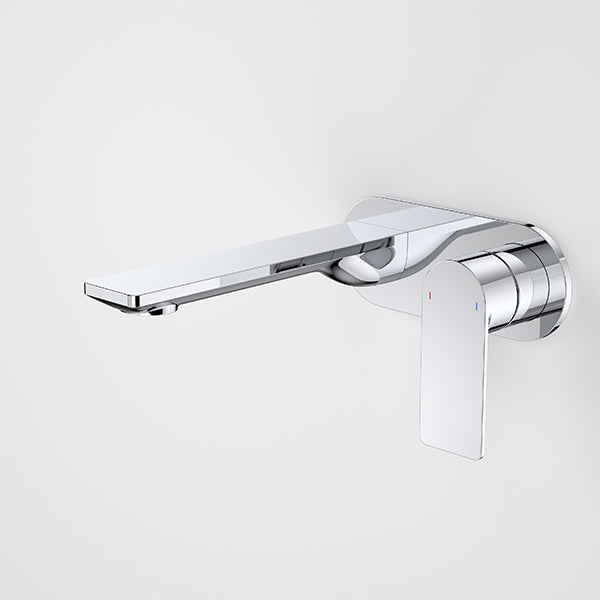 Caroma Urbane II 180mm Lead Free Wall Basin/Bath Mixer Round Chrome