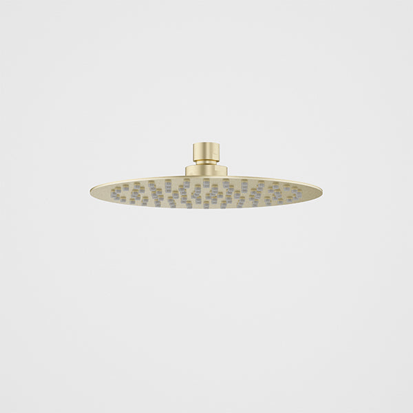 Caroma 200mm Round Rain Shower - Brushed Brass