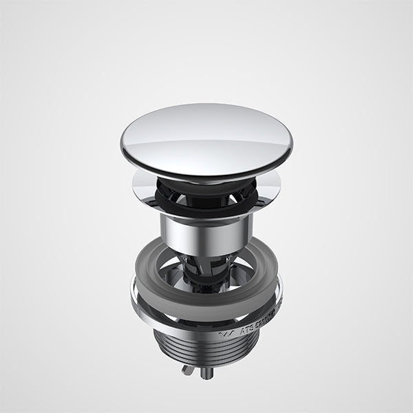 Caroma Basin Dome Pop Up Waste Long - Chrome