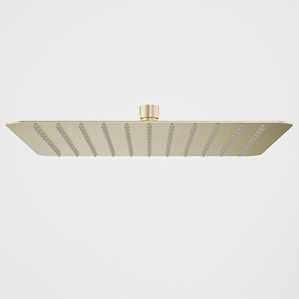 Caroma Urbane II Square Rain Shower Head 300mm Brushed Brass - The Blue Space