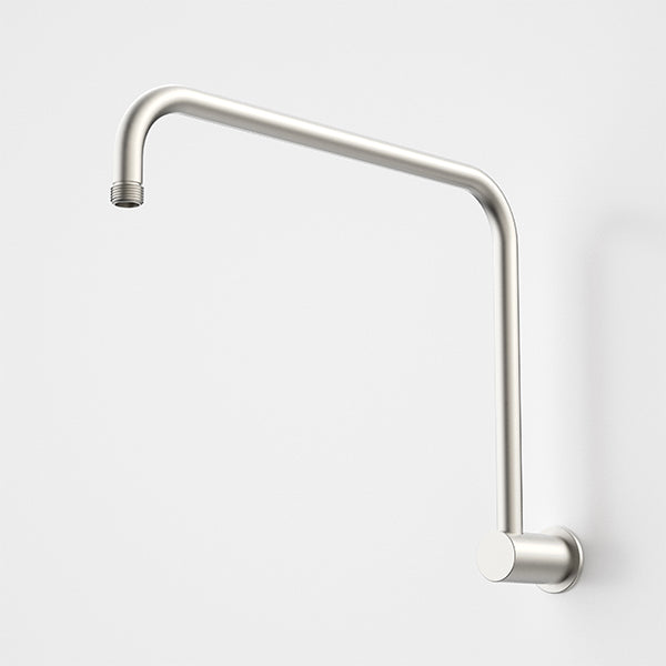 Caroma 460mm Upswept Shower Arm - Brushed Nickel