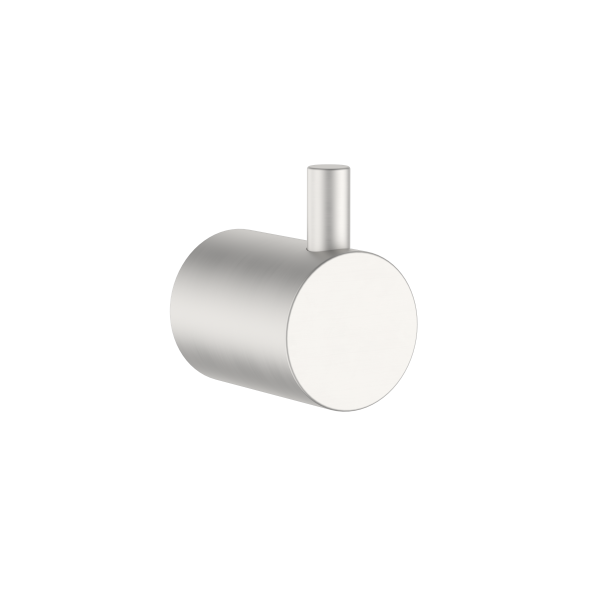 Clark Round Robe Hook - Brushed Nickel