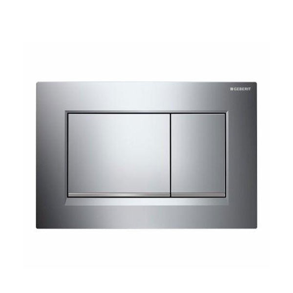Geberit Sigma20 Square Dual Flush Plate Bright Chrome