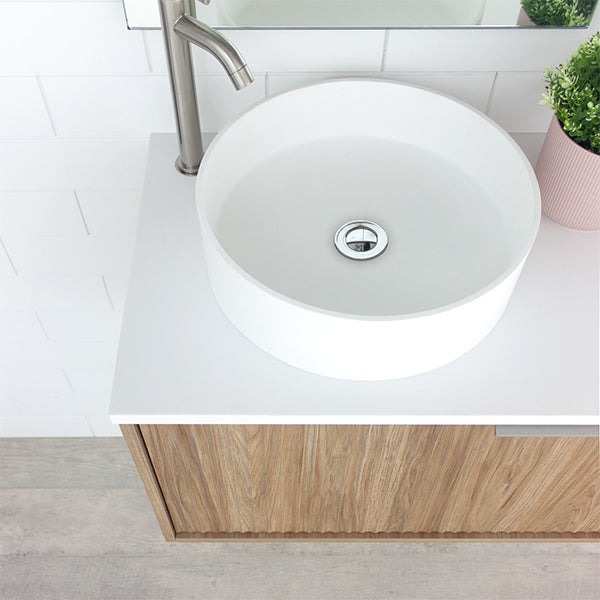 Marquis Cove Wall Hung Vanity Top View - The Blue Space