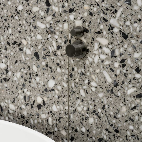 Meir Pinless Round Wall Mixer with Diverter Shadow