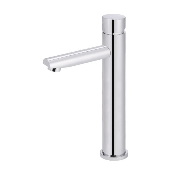 Meir Pinless Round Tall Basin Mixer - Chrome
