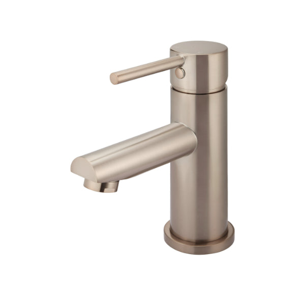 Meir Round Basin Mixer - Champagne