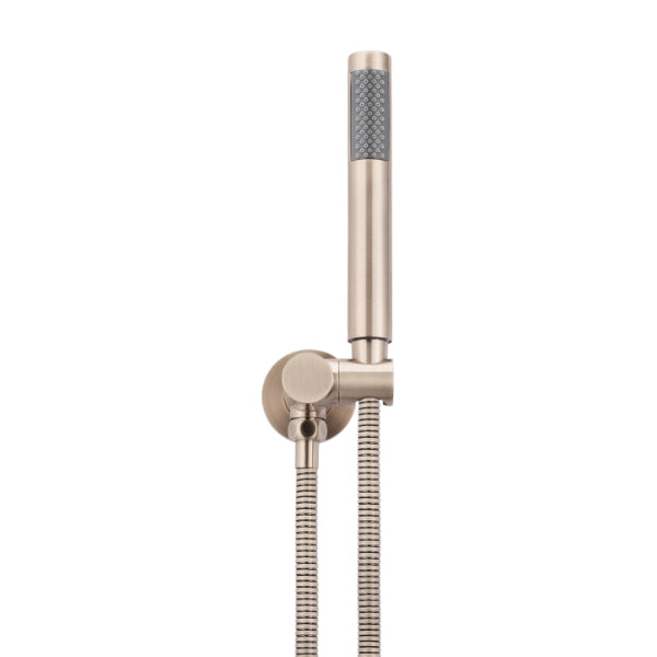 Meir Round Hand Shower on Swivel Bracket - Champagne