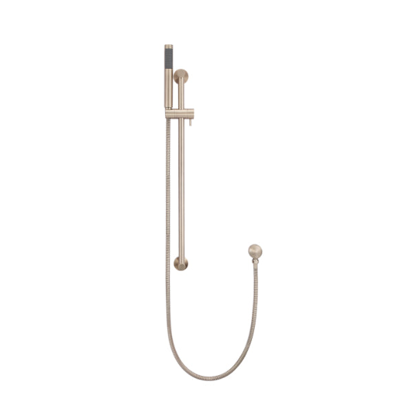 Meir Round Shower on Rail - Champagne
