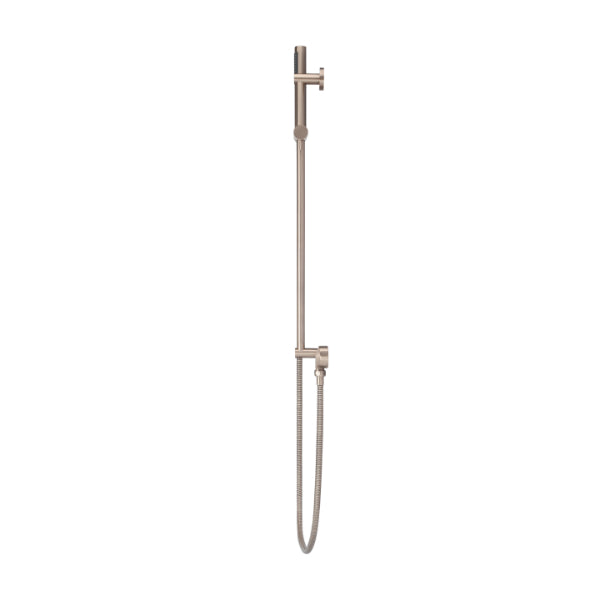 Meir Round Shower on Rail - Champagne