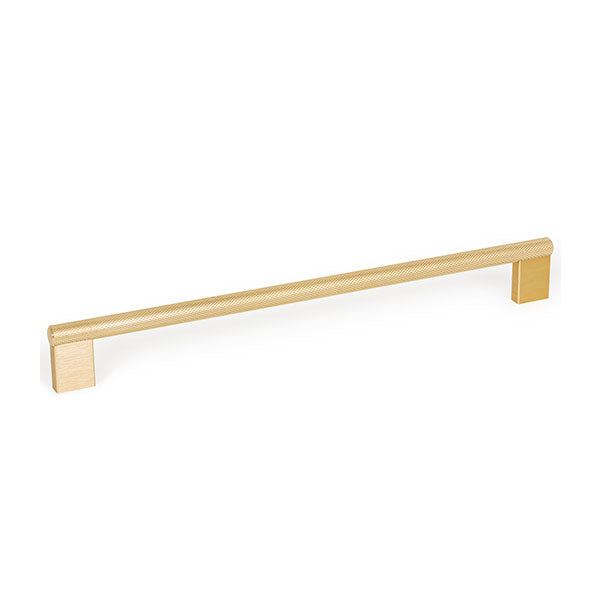 Momo Handles Graf Knurled D Handle Brushed Dark Brass